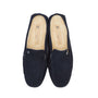 Silver Street London WALBROOK Mens Loafers Navy top view showing suede upper and slip-on design.