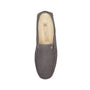 Silver Street London WALBROOK Mens Loafers Grey top view showing suede uppers and round toe design.