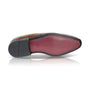 Silver Street London OXFORD Mens Oxford Shoes Brown bottom view showing rubber sole and detailing.