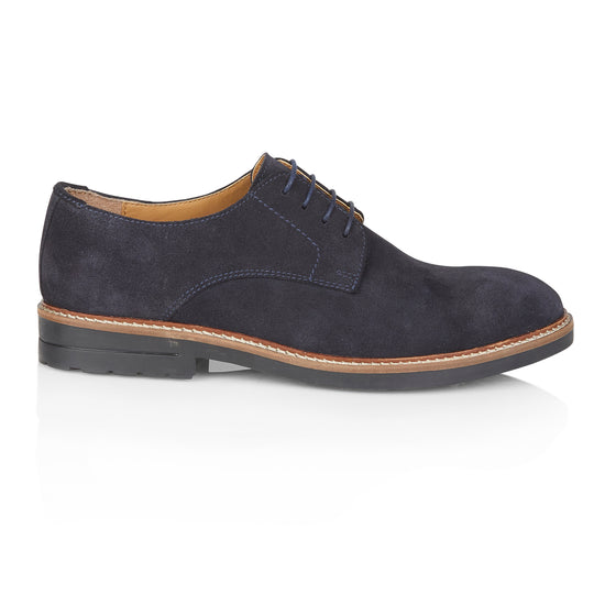 Silver Street London SYDENHAM Mens Derby Shoes Blue
