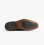Silver Street London ALBURY Mens Shoes Brown sole view showing rubber outsole with detailed tread pattern.
