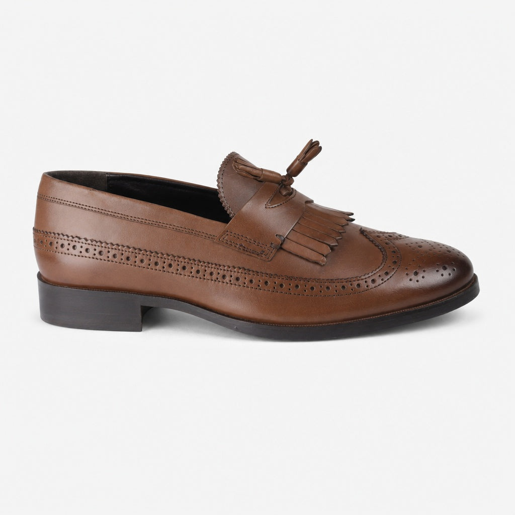 Silver Street London BOROUGH Mens Loafers Brown