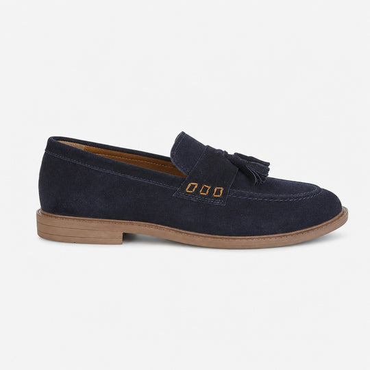 Silver Street London CHARLESTON Mens Loafers Blue
