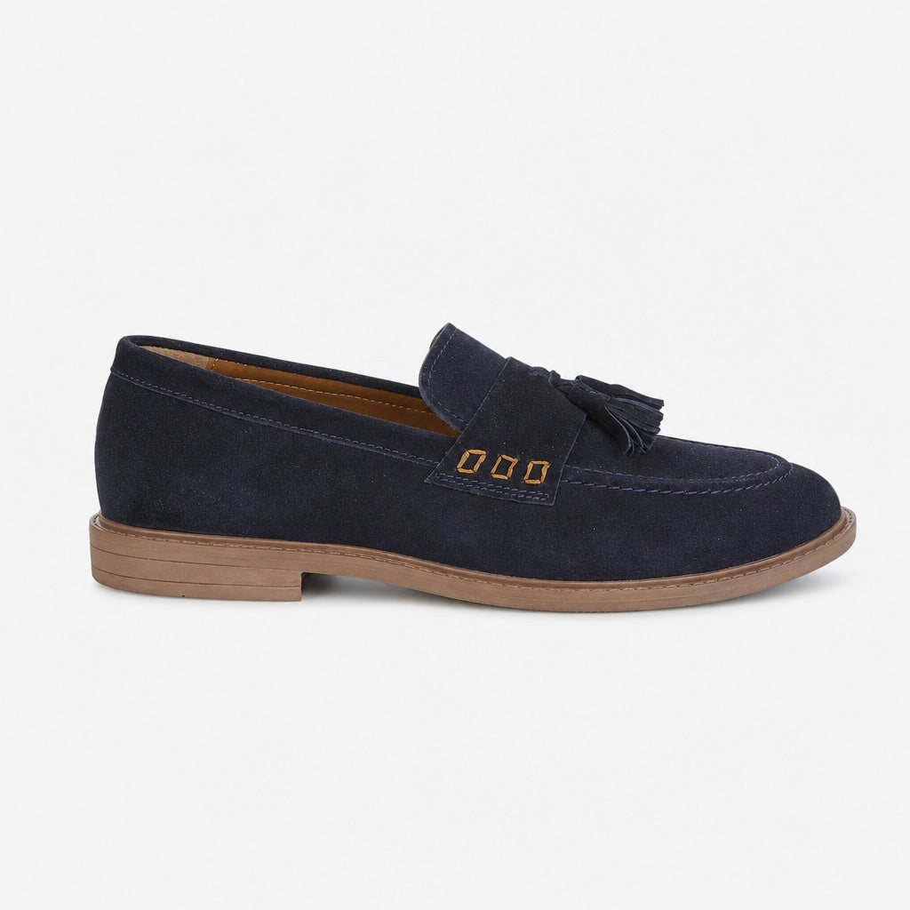 Silver Street London CHARLESTON Mens Loafers Blue
