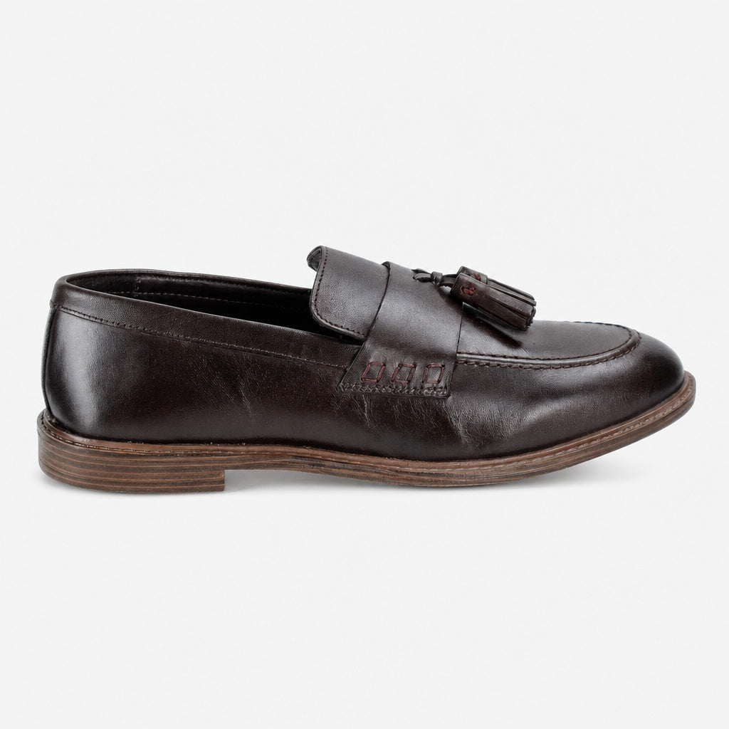Silver Street London CHARLESTON Mens Loafers Burgundy