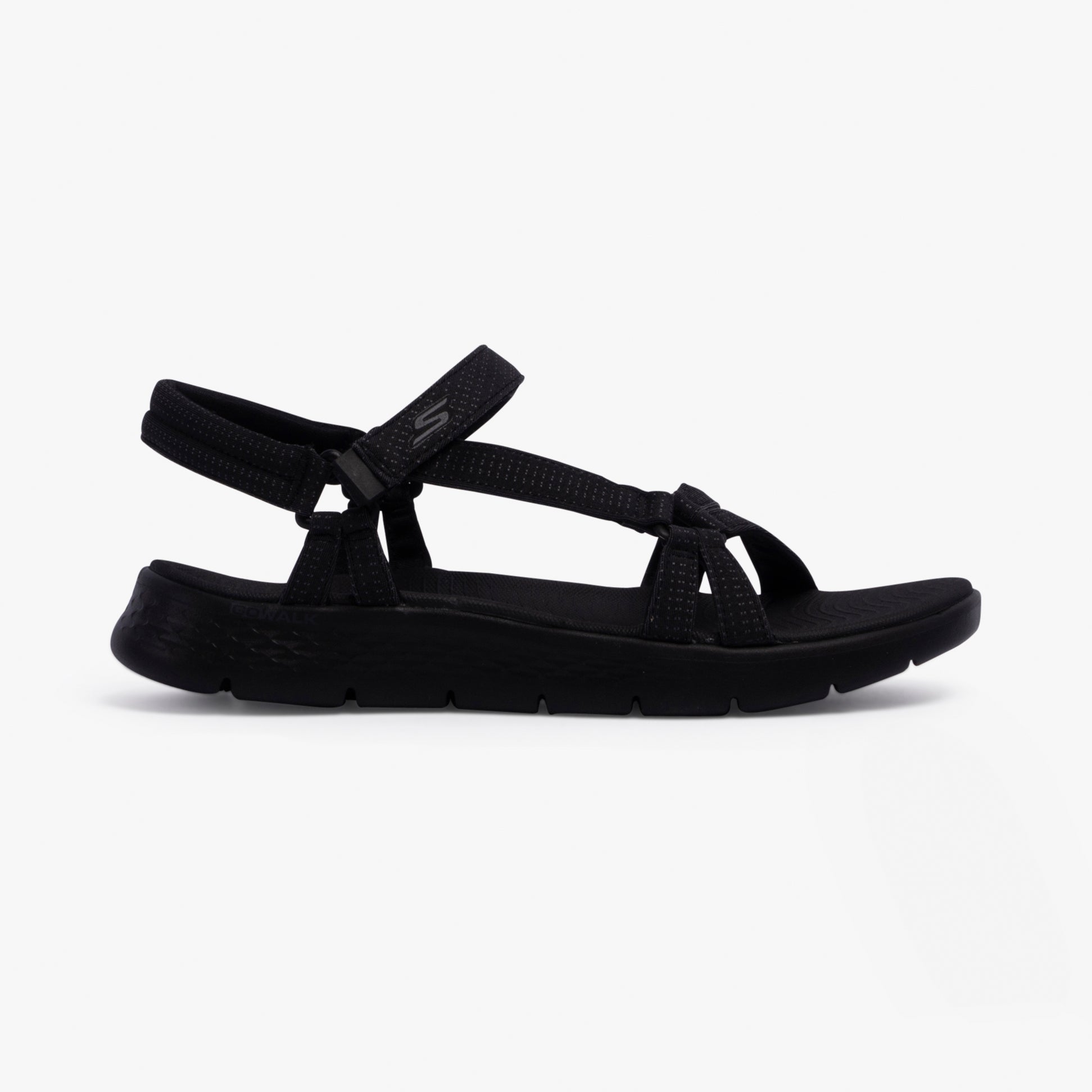 Skechers 141451/BBK GO WALK FLEX SANDAL - SUBLIME Womens Sandals Black