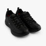 Skechers Work 108053EC ARCH FIT - TRICKELL II SR Womens Occupational Trainers Black, front and side view, on white background.