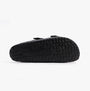 Skechers 111592/BLK ARCH FIT CALI BREEZE - GOLD STAR Womens Sandals Black bottom view showcasing the textured sole.
