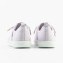 Skechers 114150/LAV B CUTE 2.0 Womens Trainers Lavender back view showing lace-up design and flat sole.