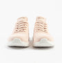 Skechers 117497/LTPK BOBS SPORT SQUAD Womens Trainers Light Pink front view showcasing lace-up design and textile upper.