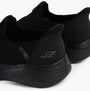 Skechers 117508/BBK BOBS INFINITY - DAILY VISION Womens Trainers Black rear view, showcasing comfort and stylish design.
