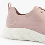 Skechers 117591/BLSH BOBS BFLEX LO-GRACEFUL STRIDE Womens Trainers Blush detail view of shoe upper.