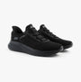 Skechers 118303/BBK BOBS SQUAD CHAOS - TOUGH WALK Mens Trainers Black side view on white background