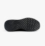 Skechers 118303/BBK BOBS SQUAD CHAOS - TOUGH WALK Mens Trainers Black sole view with textured pattern.