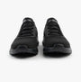 Skechers 118303/BBK BOBS SQUAD CHAOS - TOUGH WALK Mens Trainers Black front view with lace-up closure and mesh upper.