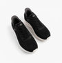Skechers 118312/BLK BOB SQUAD CHAOS - SOLID STEP Mens Trainers Black top view showing the lace-up design and textile upper.