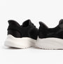 Skechers 118312/BLK BOB SQUAD CHAOS - SOLID STEP Mens Trainers Black rear view showing cushioning and design details.