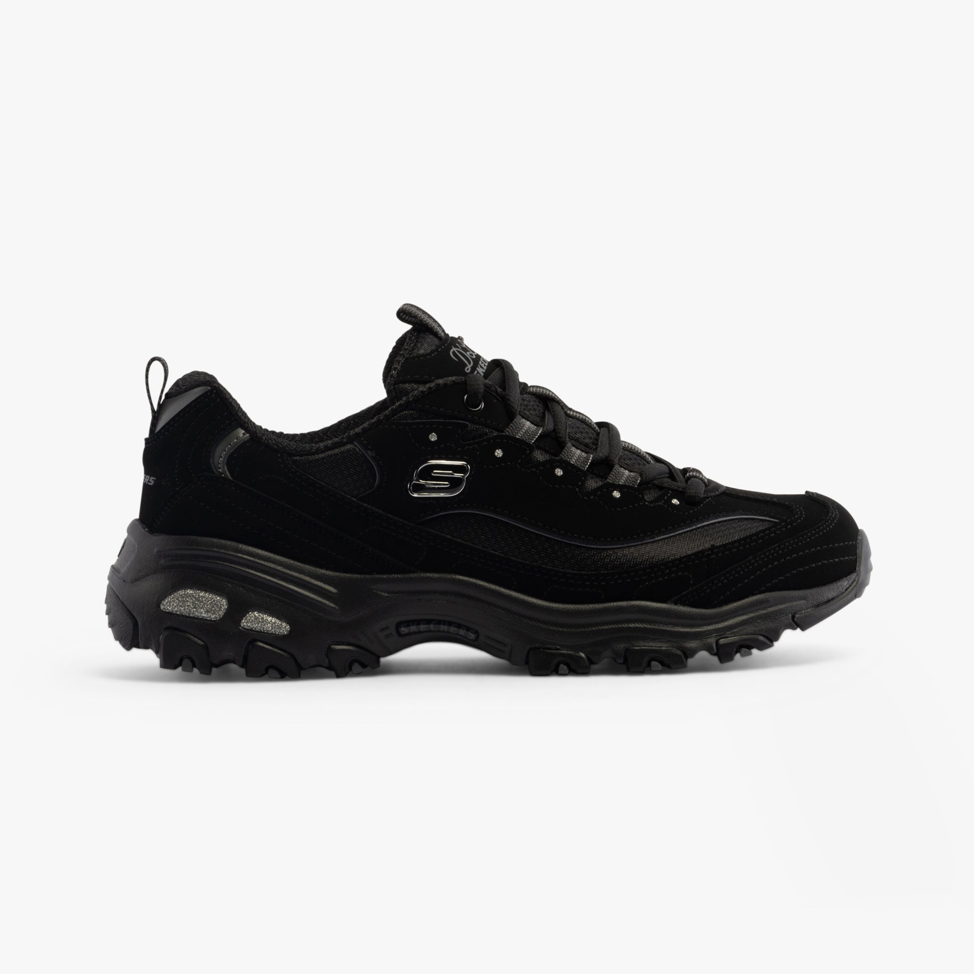 Skechers 11930/BBK D'LITES-BIGGEST FAN Womens Sneaker Black