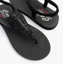 Skechers 119774/BBK MEDITATION - GLAMOROUS MUSE Womens Sandals Black top view showcasing detailed design and comfort.