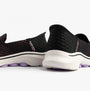 Skechers 125211/BKMT GO WALK 7 - KATNISS Womens Trainers Black/Multi back view showing textured upper and rubber sole.