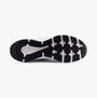 Skechers 128606/WSL GO RUN CONSISTENT 2.0 - ADVANTAGE Womens Trainers White/Silver bottom view showing rubber sole.