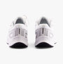 Skechers 128606/WSL GO RUN CONSISTENT 2.0 - ADVANTAGE Womens Trainers White/Silver rear view with lace-up closure.