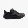 Skechers 128625/BBK GO RUN CONSISTENT 2.0 - PIEDMONT Womens Trainers Black side view showing sleek design and lace-up closure.