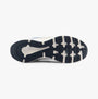 Skechers 128625/BLNV GO RUN CONSISTENT 2.0 - PIEDMONT Womens Trainers Blue/Navy bottom view with rubber sole design.