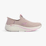 Skechers 129611/MVE MAX CUSHIONING ELITE 2.0 - Womens Trainers Mauve side view showcasing textile upper and rubber sole.