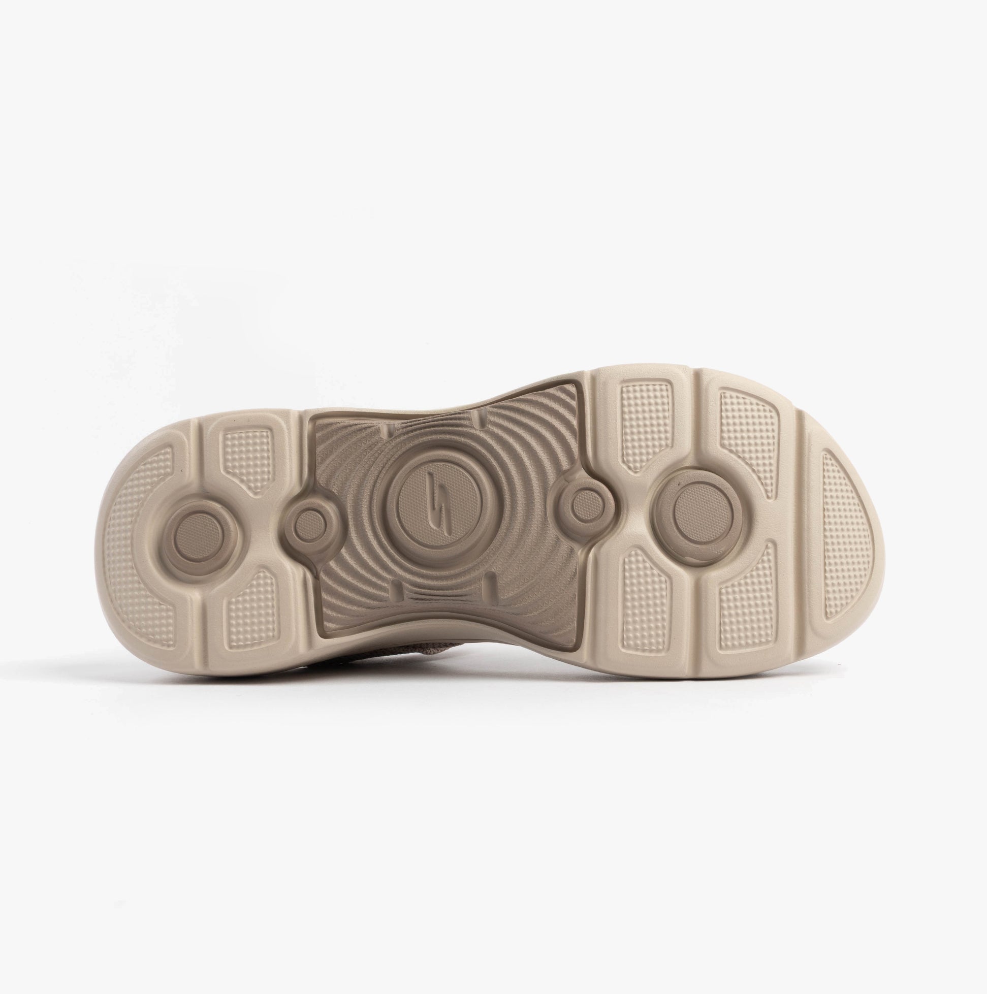 Skechers 140874/TPE GO WALK ARCH FIT 2.0 SANDAL - ANNIE Womens Sandals Taupe bottom view of sole