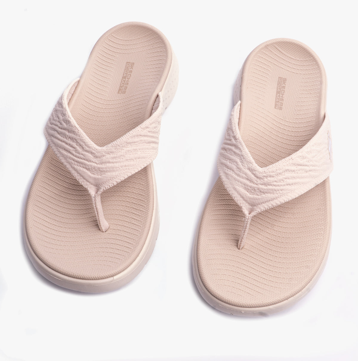 Skechers 141404/NAT GO WALK FLEX SANDAL - SPLENDOR Womens Sandals Natural/Purple