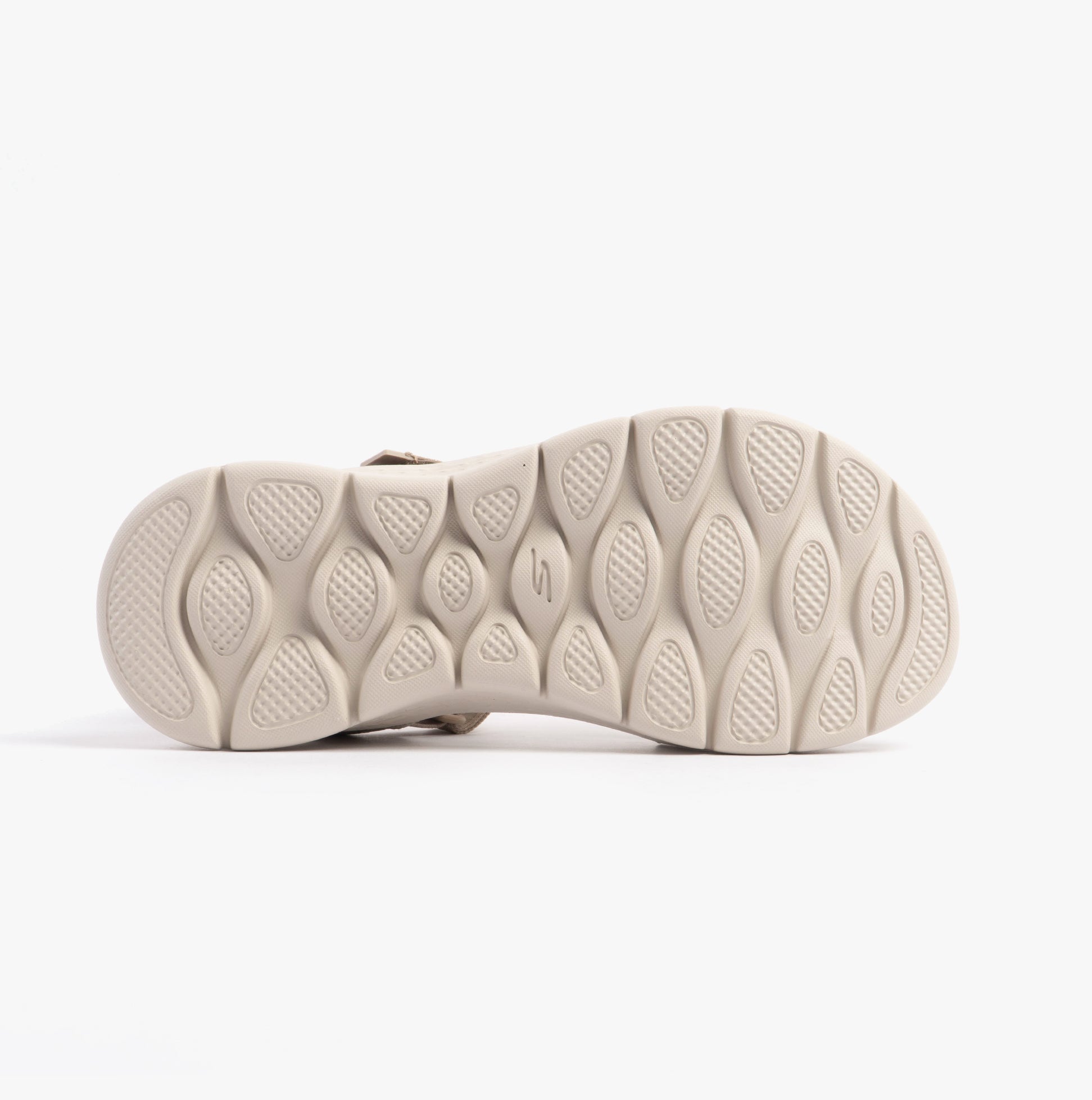 Skechers 141481/TPE GO WALK FLEX SANDAL - ILLUMINATE Womens Sandals Taupe bottom view sole.