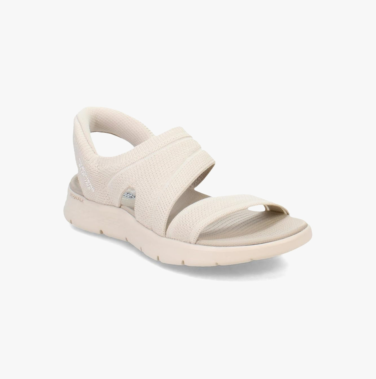 Skechers 141482/NAT GO WALK FLEX SANDAL - ENTICING Womens Sandals Natural/Purple side view