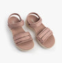 Skechers 141617/MVE MAX CUSHIONING ELITE 2.0 - JESSIE Womens Sandals Mauve/Pink top view with touch fasten straps.