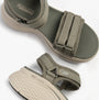 Skechers 141617/OLV MAX CUSHIONING ELITE 2.0 - JESSIE Womens Sandals Olive top view showcasing adjustable straps and cushioned sole.