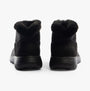Skechers 144800/BBK ON-THE-GO JOY - COZY DREAM Womens Boots Black back view showcasing faux fur lining and comfortable design.