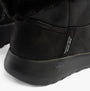 Skechers 144800/BBK ON-THE-GO JOY - COZY DREAM Womens Boots Black detail view, featuring faux leather and rubber sole.