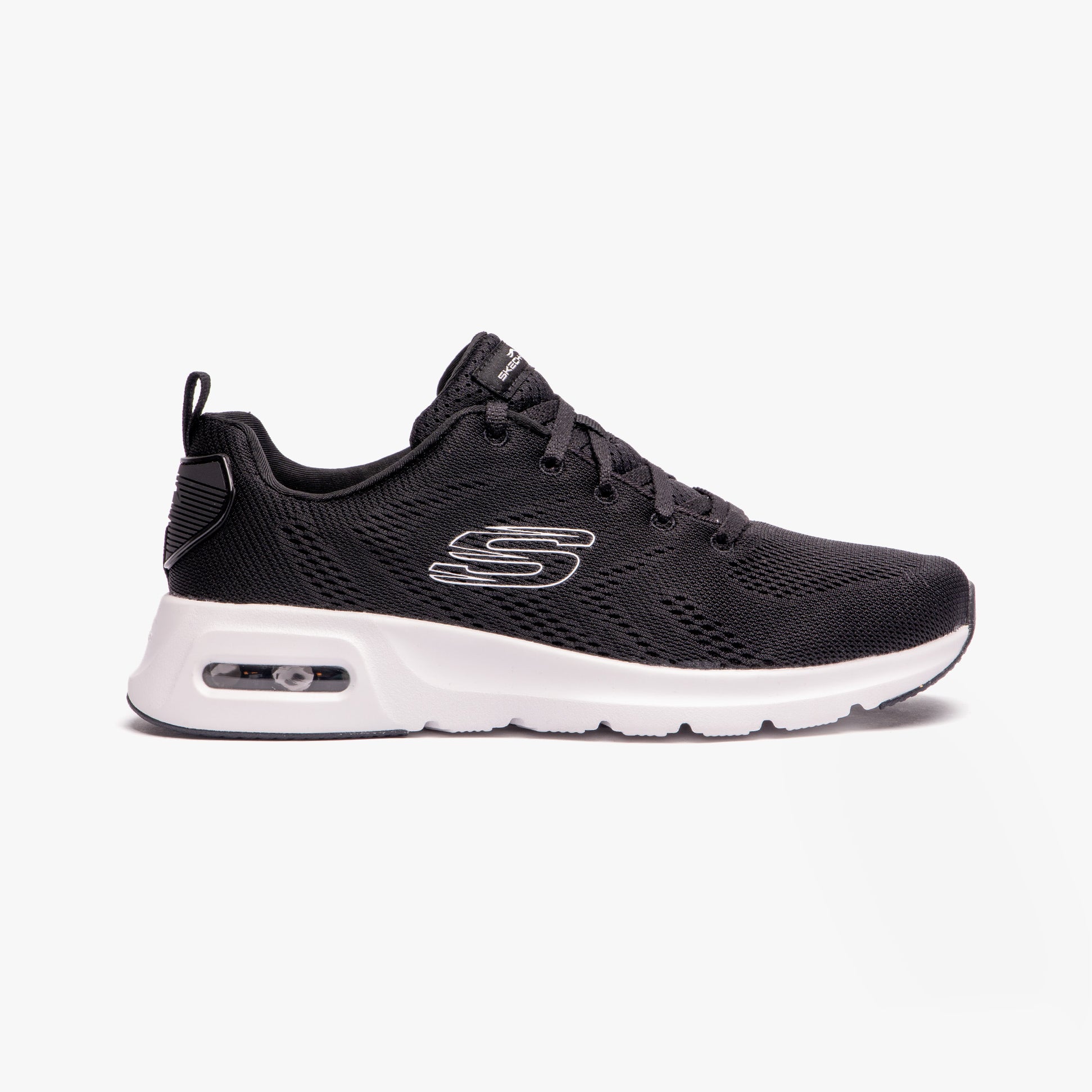 Skechers 149948/BKW SKECH-AIR COURT - SLICK AVENUE Womens Trainers Black/White