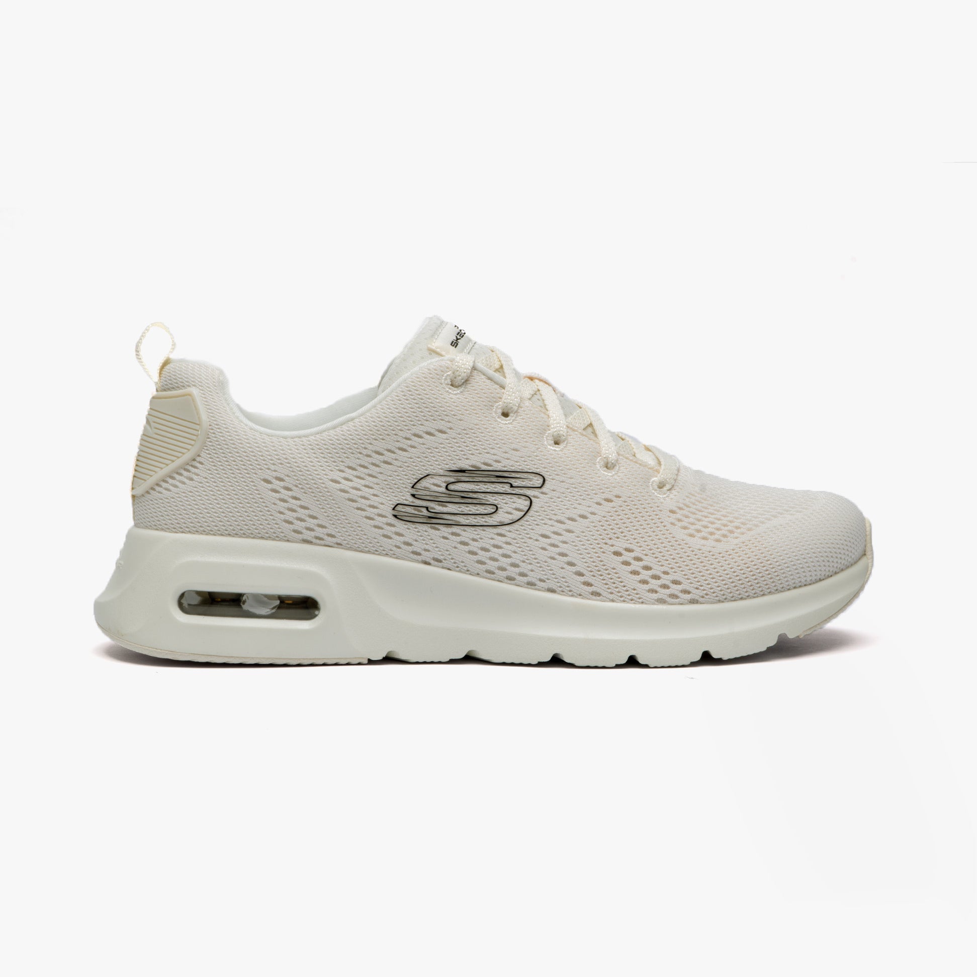 Skechers 149948/NTBK SKECH-AIR COURT - SLICK AVENUE Womens Trainers Natural/Black