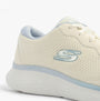 Skechers 150019/NTMT SKECH-LITE PRO-WARM GLOW Womens Trainers Natural/Multi side view of trainer
