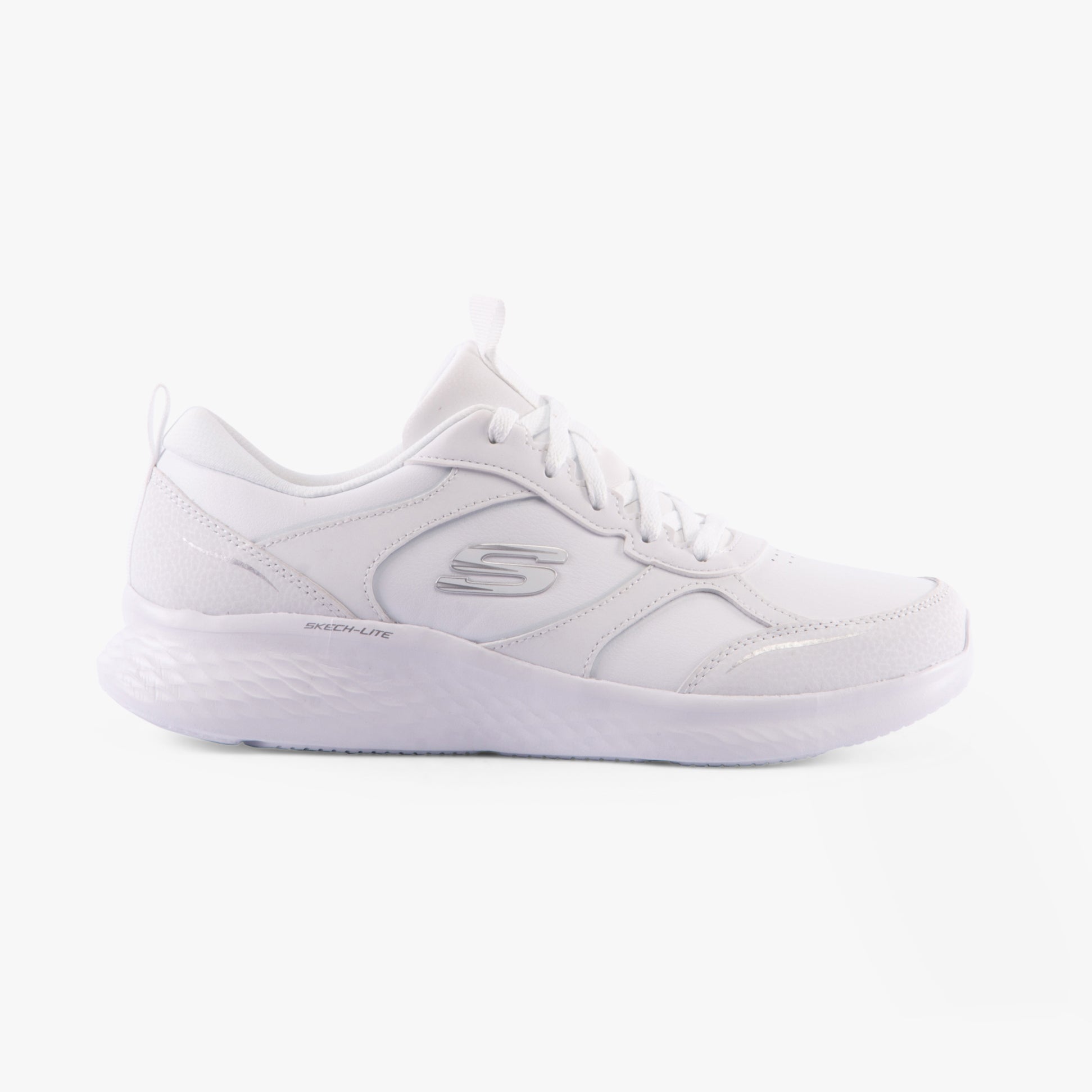 Skechers 150049/WSL SKECH-LITE PRO-SLEEK CITIZEN Womens Trainers White/Silver side view
