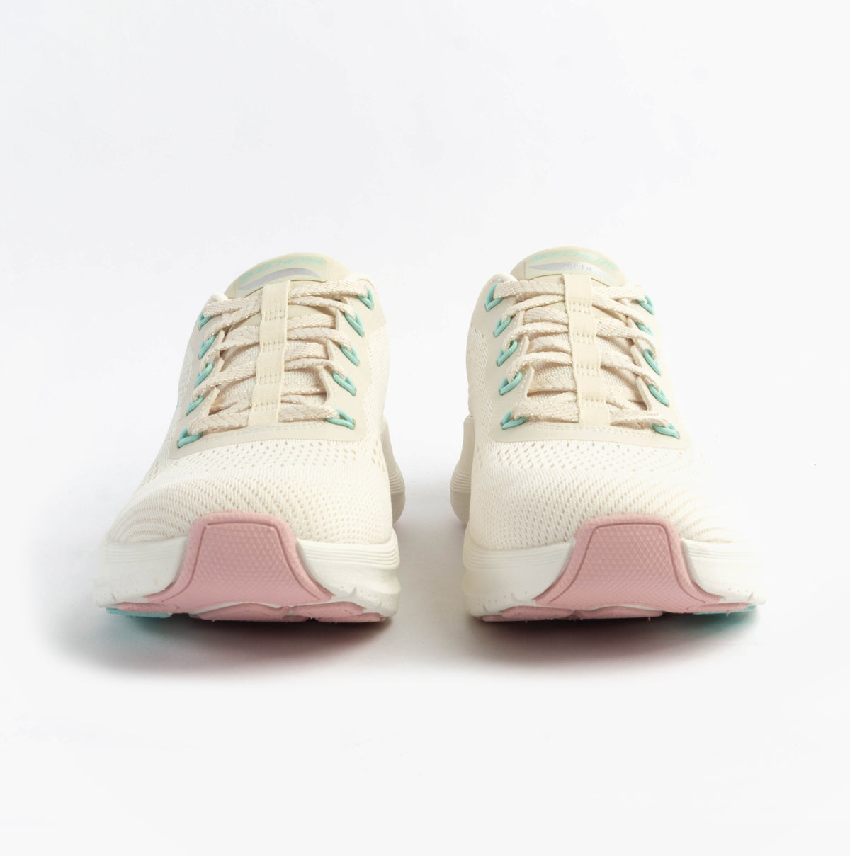 Skechers 150066/NTPK ARCH FIT 2.0 - EASY CHIC Womens Trainers Natural Pink front view.