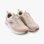 Skechers 150075/NTBK SKECH-AIR COURT-RETRO AVENUE Womens Trainers Natural/Black front view shoes
