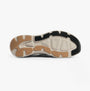 Skechers 150105/BKTN D'LUX WALKER 2.0-THRILL MOVEM Womens Trainers Black/Tan sole view showing rubber sole design.