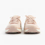 Skechers 150105/ROS D'LUX WALKER 2.0 - THRILL MOVEMENT Womens Trainers Rose front view, showcasing lace-up design and soft upper.