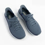 Skechers 150105/SLT D'LUX WALKER 2.0 - THRILL MOVEMENT Womens Trainers Slate top view showing lace-up design and comfortable fit.