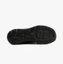 Skechers 150106/BKRG D'LUX WALKER 2.0-GOLDEN STEP Womens Trainers Black/Rosegold bottom view with rubber sole detail.