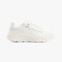 Skechers 150106/WSL D'LUX WALKER 2.0-GOLDEN STEP Womens Trainers White/Silver side view.