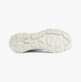 Skechers 150106/WSL D'LUX WALKER 2.0-GOLDEN STEP Womens Trainers White/Silver sole view.