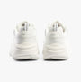 Skechers 150106/WSL D'LUX WALKER 2.0-GOLDEN STEP Womens Trainers White/Silver rear view showing detailed design.